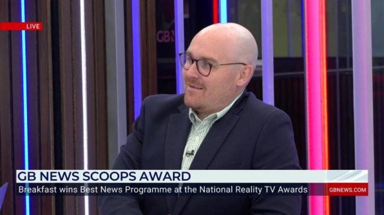 ‘It is thanks to you!’ Christopher Hope issues heartfelt thanks as GB News stuns rivals with ANOTHER award win